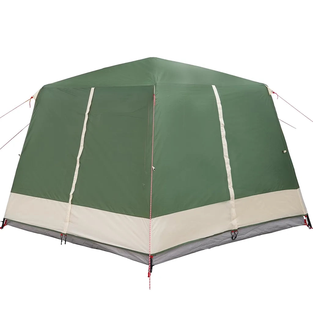 Tenda Cabina 7-Persone con tetto-Tenda da campeggio Verde 400 x 350 x 212 cm