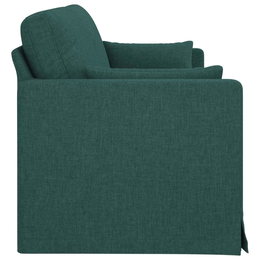 Divano Verde Scuro 198 x 78 x 80 cm Tessuto