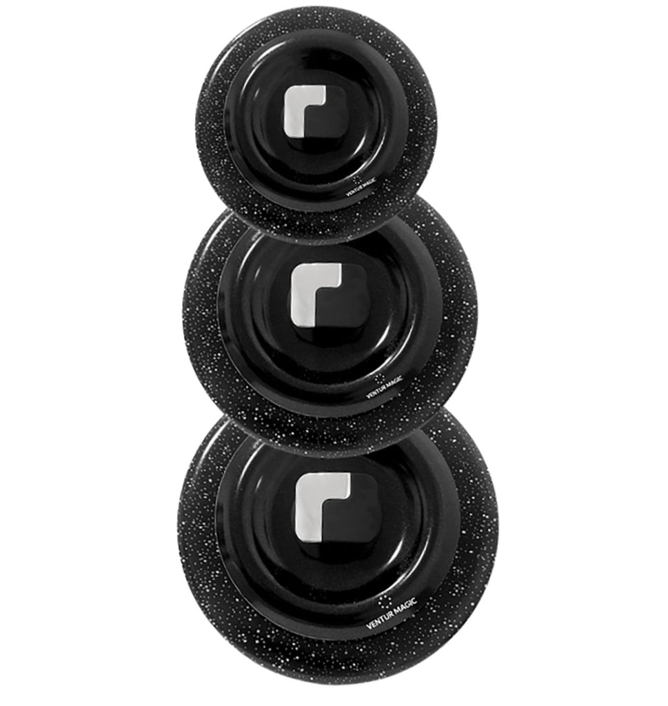 Coperchio Magico Antiodore Ventur Magic in Alluminio Ø28 cm Pomello Salvaspazio Nero
