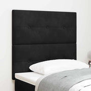 Testiera LED con strisce LED Nero 100 cm Velluto 3338419