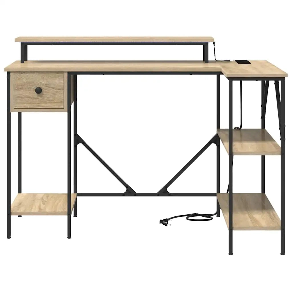 Scrivania | Tavolo da Ufficio Rovere Sonoma 120 x 79 x 86,5 cm Legno multistrato