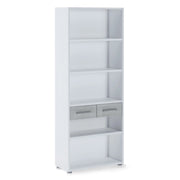 Libreria alta in part. legno finitura Larice cm. H.201 x L.80 x P.35,5