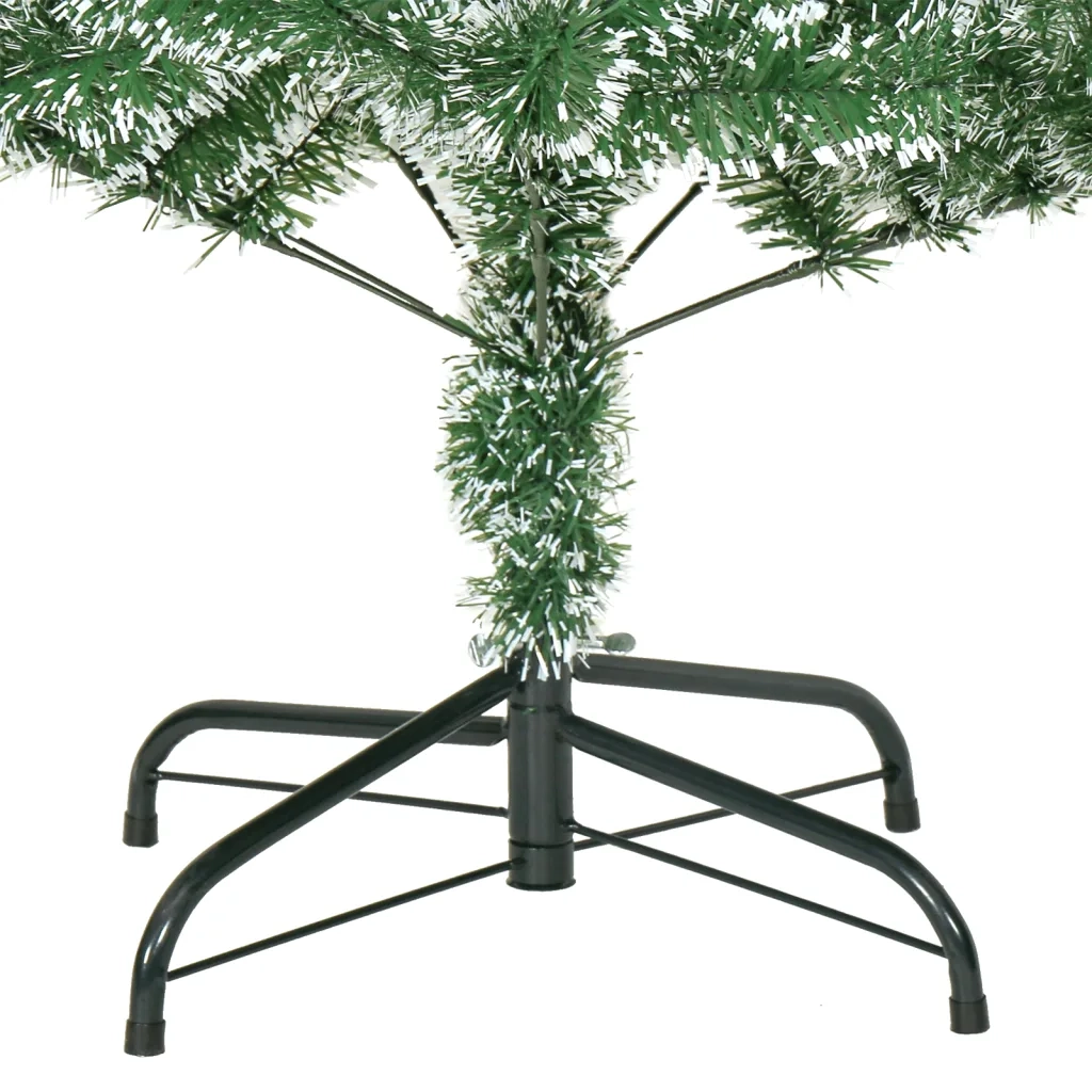 Albero di Natale Artificiale con Neve Fioccata Verde 210 cm 357775