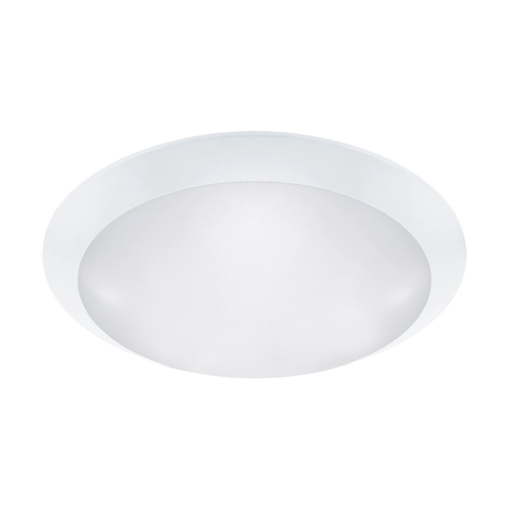 Plafoniera stagna tonda bianca 30cm 2xE27 IP65 Struhm
