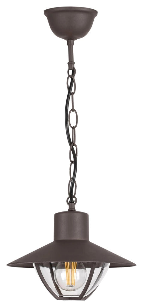 Lampada sospesa esterna Almada Rabalux bronzo E27 IP44