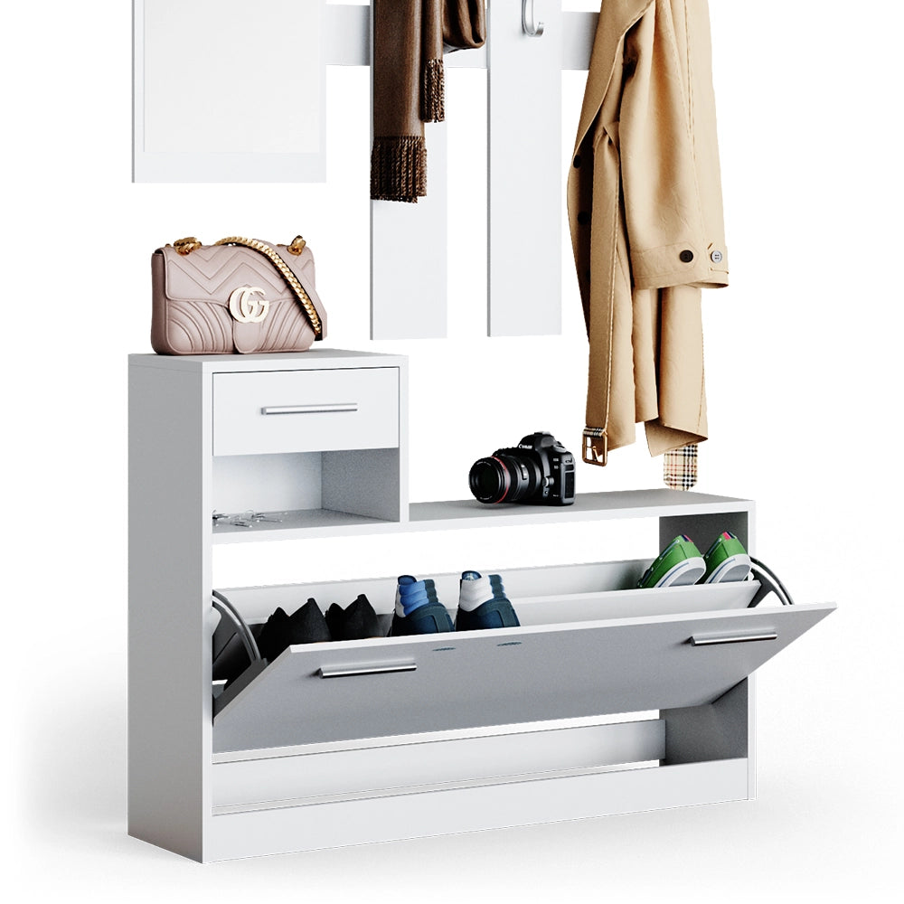Vicco Appendiabiti Bianco 100 x 111.6 cm