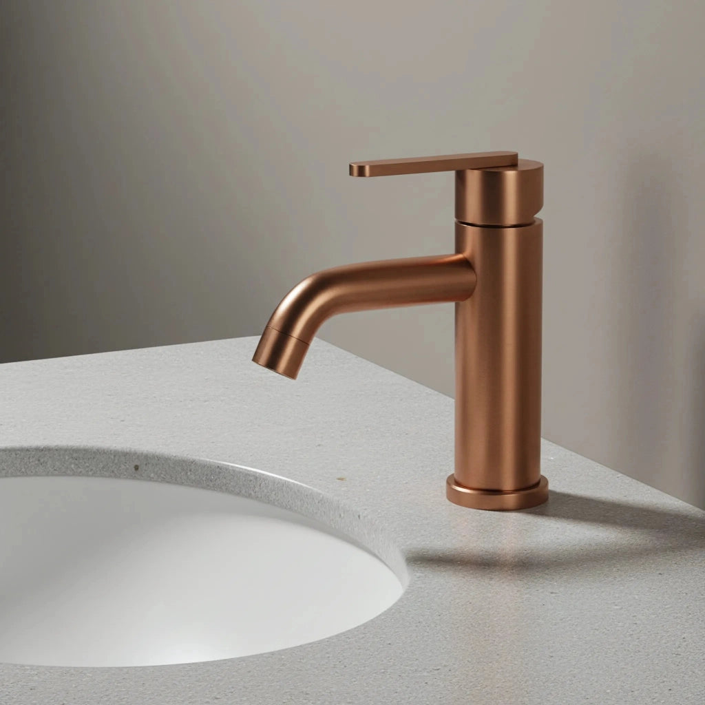 Rubinetto Da Bagno Rea Ontario Brush Copper