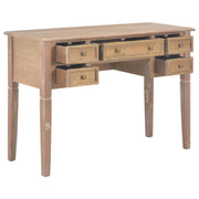 Scrivania Marrone 109,5x45x77,5 cm in Legno 280072