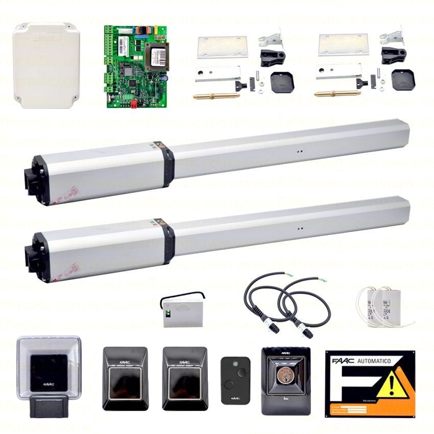 FAAC LEADERKIT AUTOMATISMO CANCELLO BATTENTE FAAC 105633445 ELETTRICO IDRAULICO