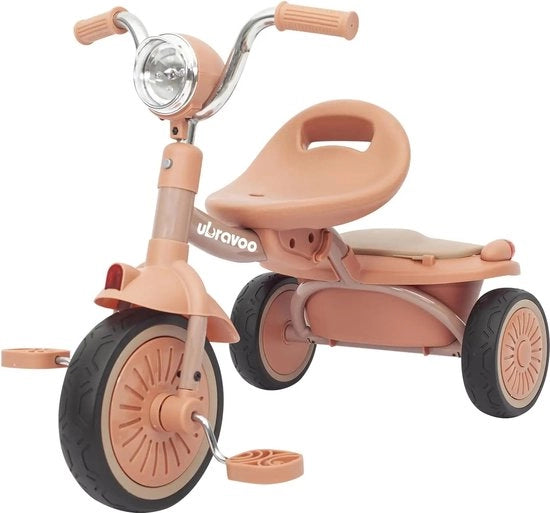Bicicletta per bambini - Bicicletta per bambini - Bicicletta per bambini - Bicicletta per bambini - 3 ruote - Color arancione - Inclinabile - Bicicletta per bambini con 3 ruote a pedali