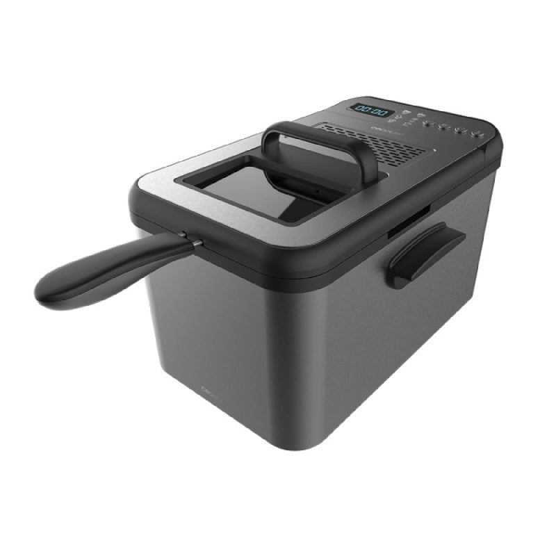 CECOTEC 04312 - Friggitrice ad Olio CleanFry Luxury 4000 Dark