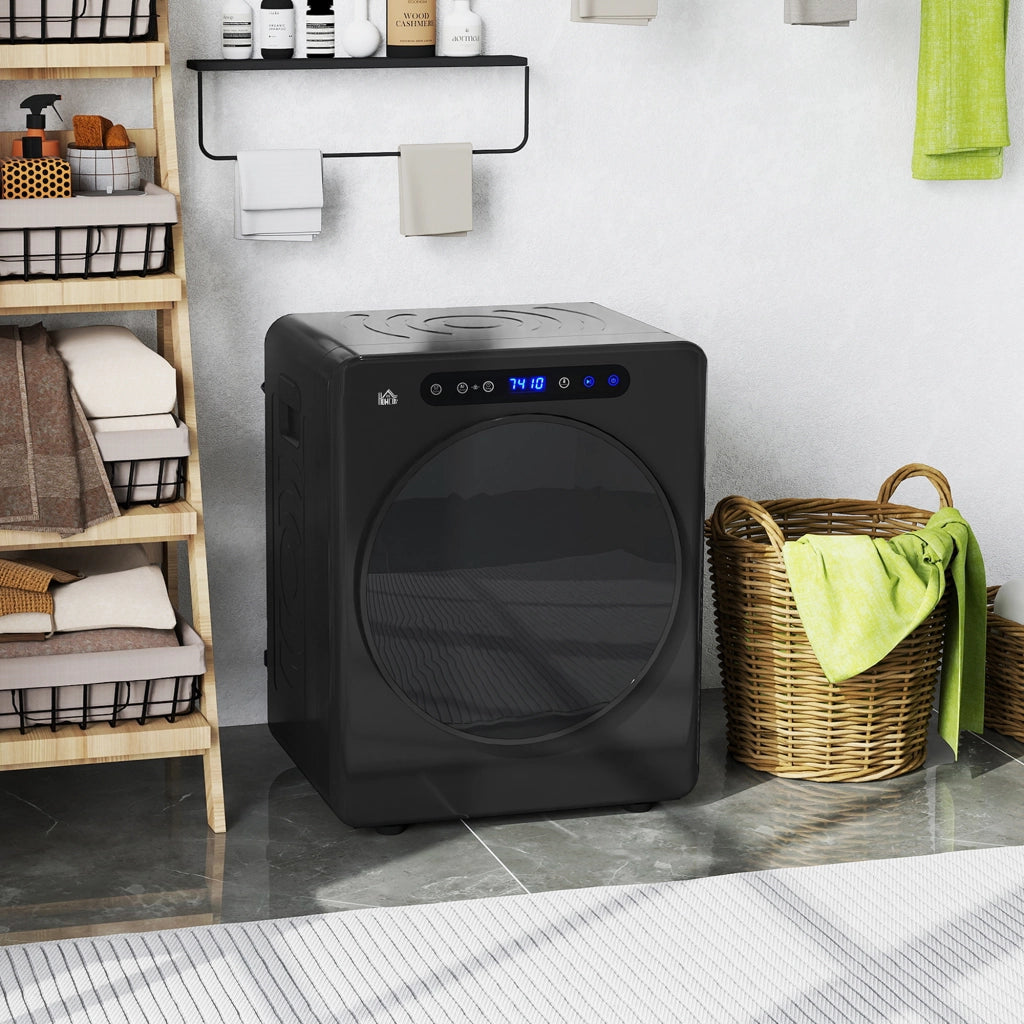 Asciugatrice a condensazione elettrica ¨C Minimal ¨C 1000 W 3 Kg nero acciaio inox