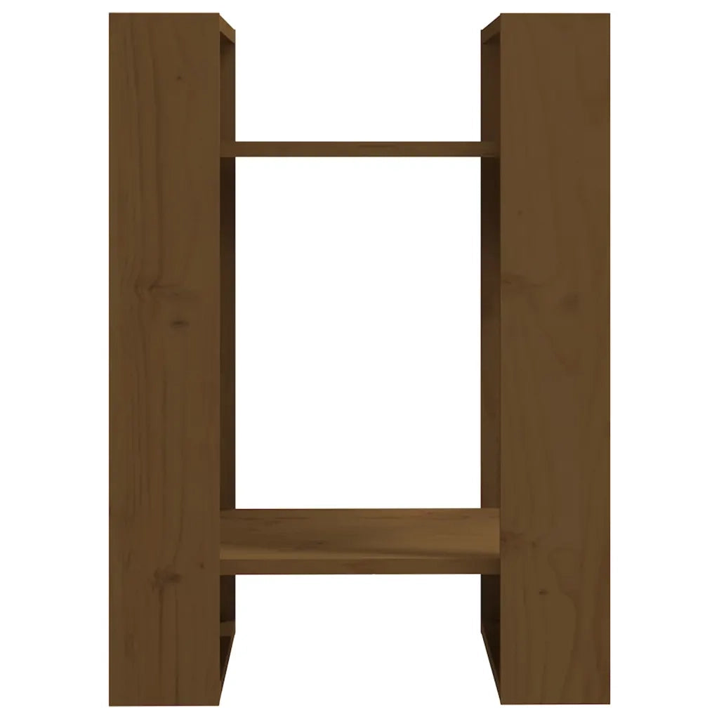 Libreria/Divisorio Ambrato 41x35x57 cm in Massello di Pino 813857