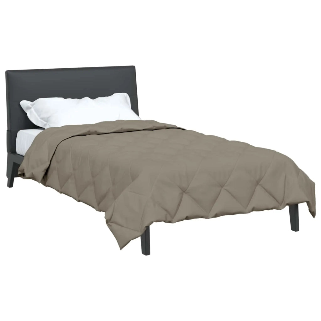 Piumone | Duvet Completo Annuale Grigio chiaro 155 x 220 cm Microfibra