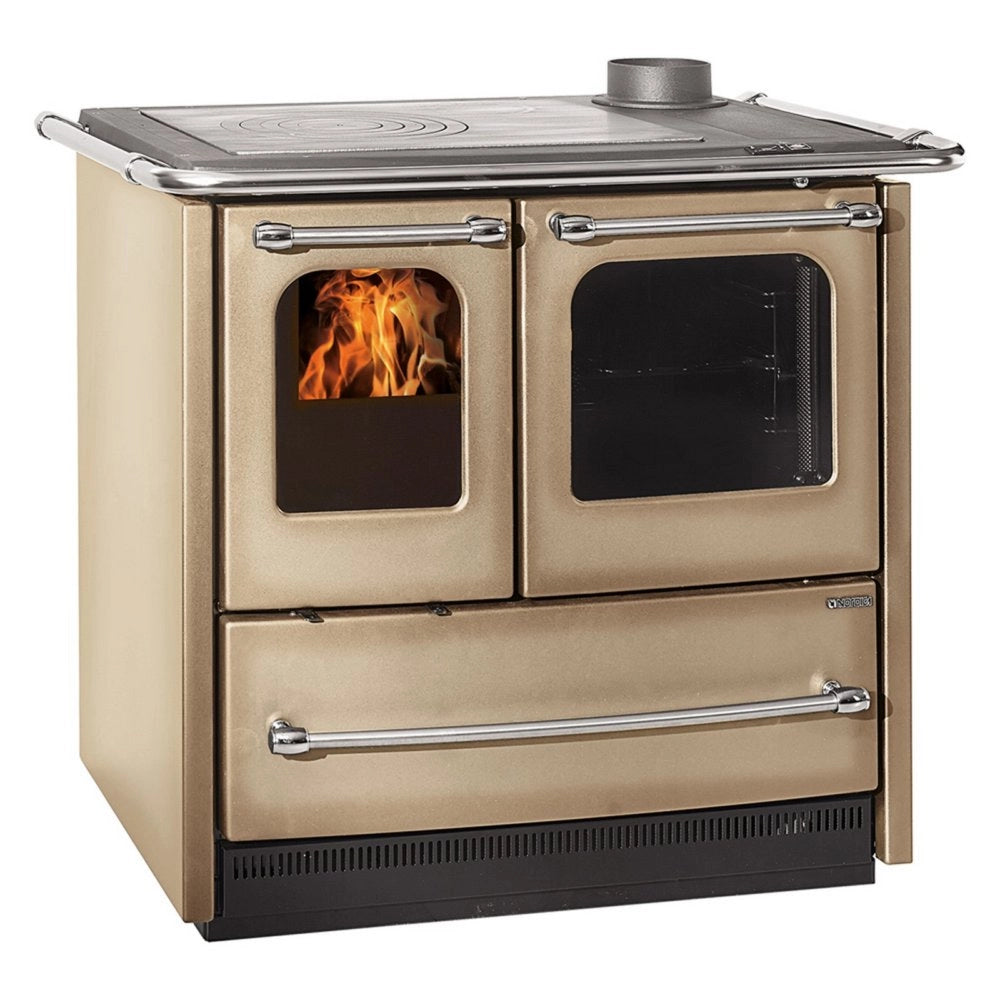 1pz cucina a legna 'sovrana easy evo 2.0' colore nero antracite cod:ferx.7000712nlm