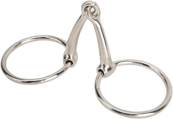 Snaffle Bit in Acciaio Inossidabile per Attività Equestri - Duraturo e Comodo