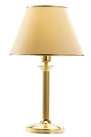 Lampada da tavolo classica ottone con paralume E27 Jupiter