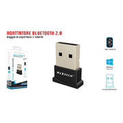 Trade Shop - Bluetooth Usb 2.0 Micro Adattatore Usb Dongle Per Portatile Pda Cuffie Maxtech Bul-t001 -