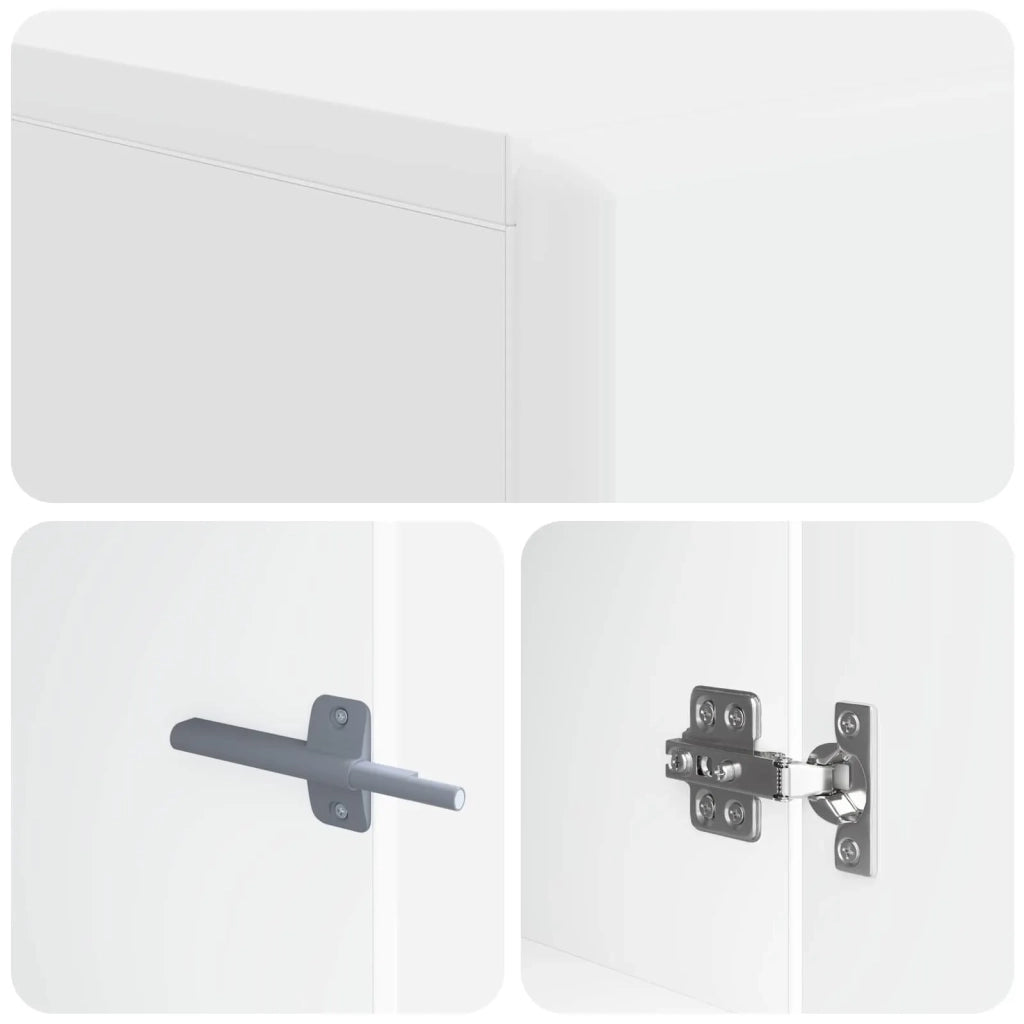 Mobile TV Bianco Legno ingegnerizzato 897555