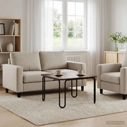 Tavolino da salotto Rovere Fumo 79,5 x 79,5 x 45 cm 8007733