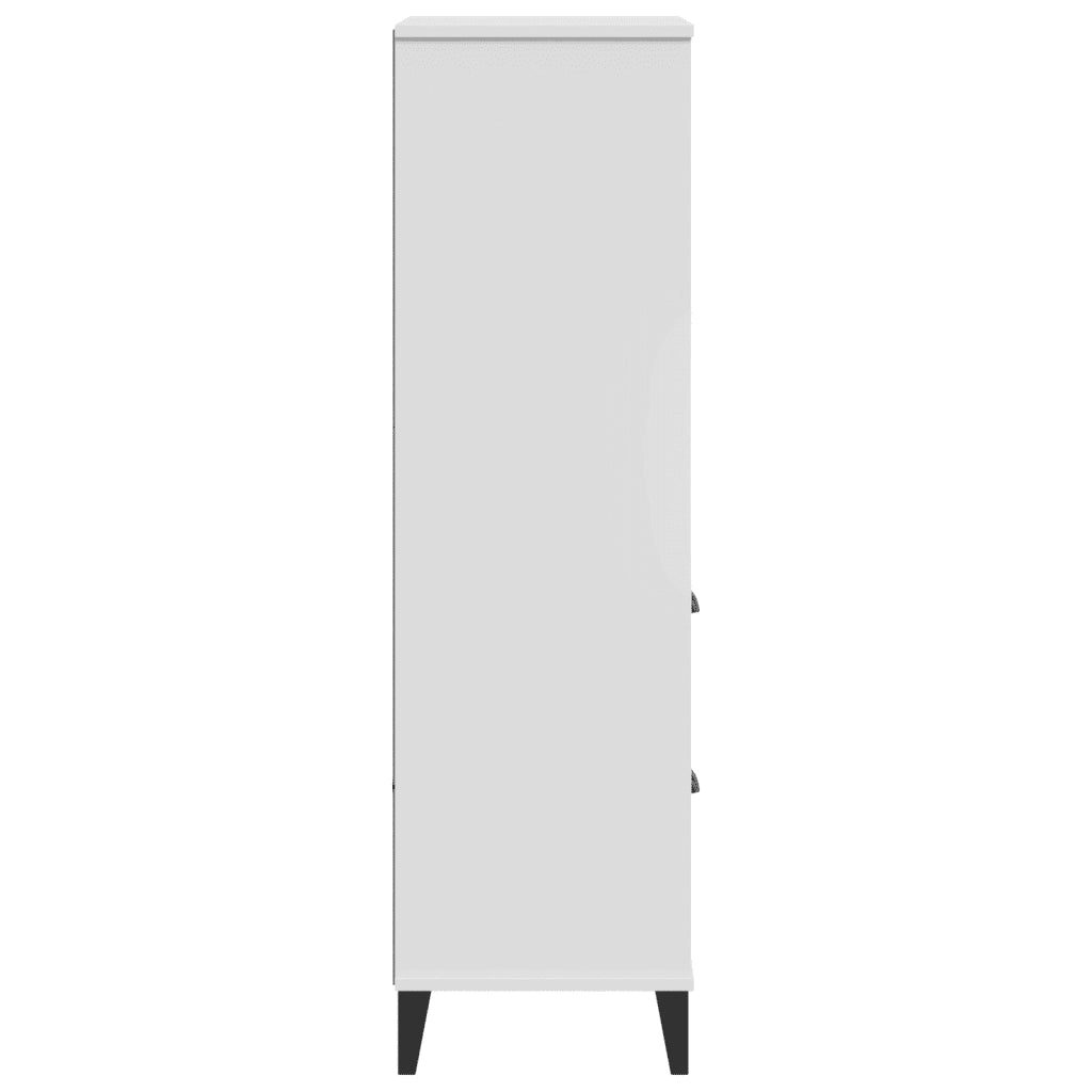Libreria VIKEN Bianca 60x35x123 cm in Legno Multistrato 374947