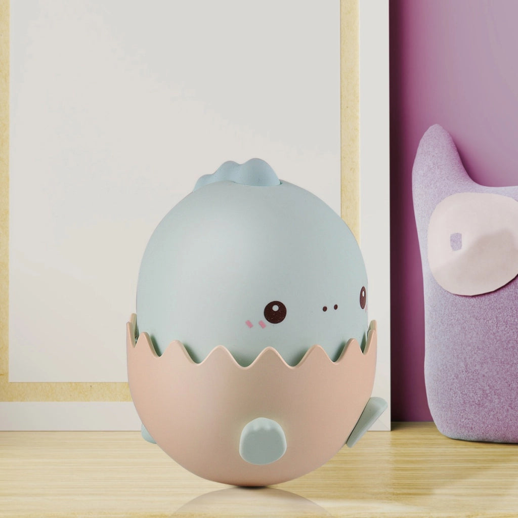 Lampada bimbo Baby Dino blu, LED 3000K RGB USB-C Polux
