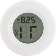 Termometro e igrometro digitale per terrario - dispositivo LCD per misurare temperatura e umidità per terrario - grande schermo LCD - vasca per rettili - incubatori per terrario - bianco.