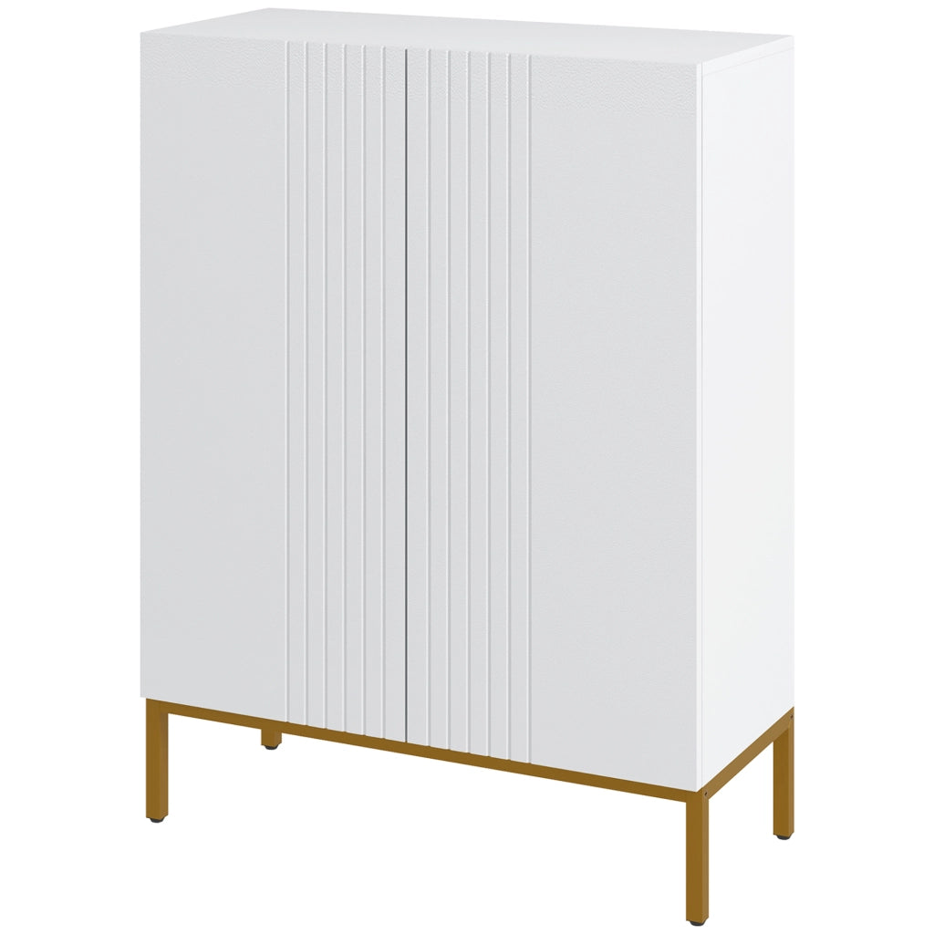 Scarpiera 20 paia ¨C Xylo ¨C ante chiusura soft, ripiani regolabili, bianco