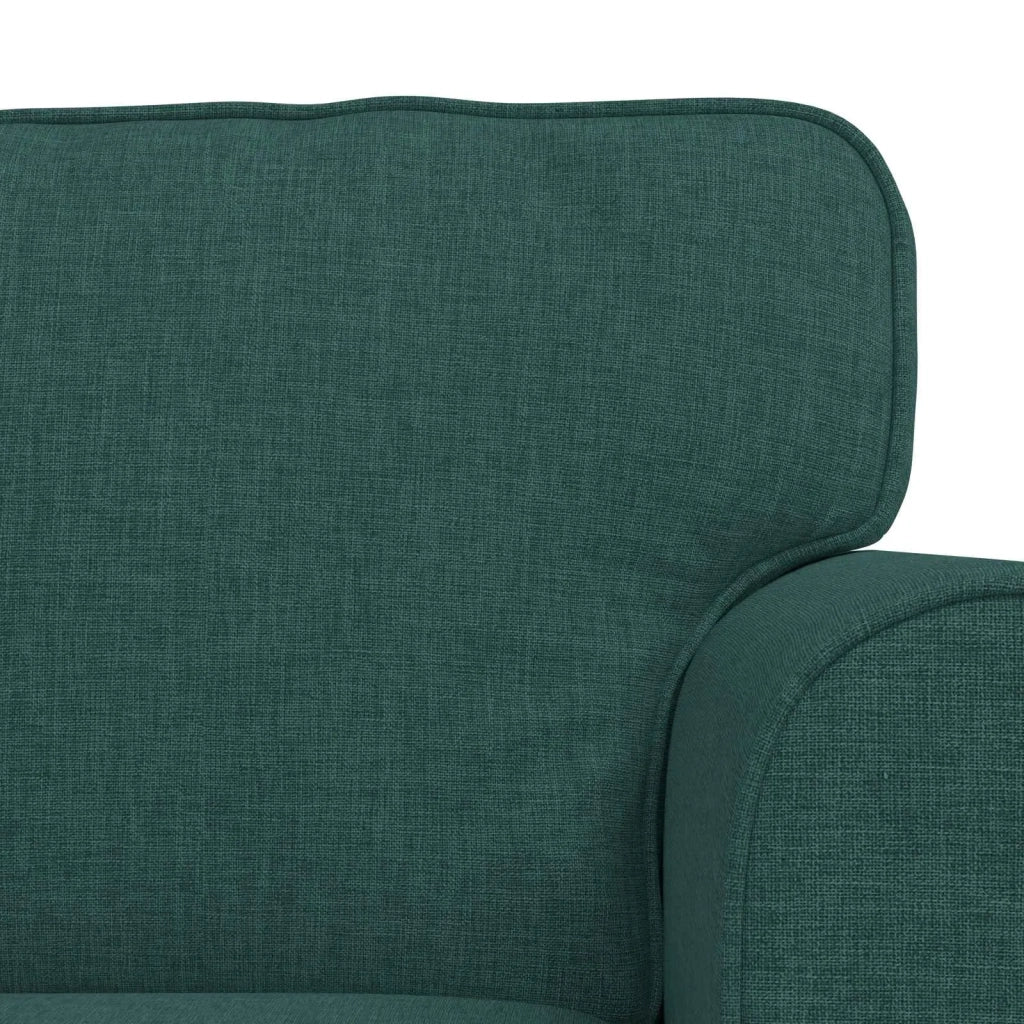 Set di divani 2 pcs Verde Scuro 215 x 82 x 80 cm Tessuto 3407577