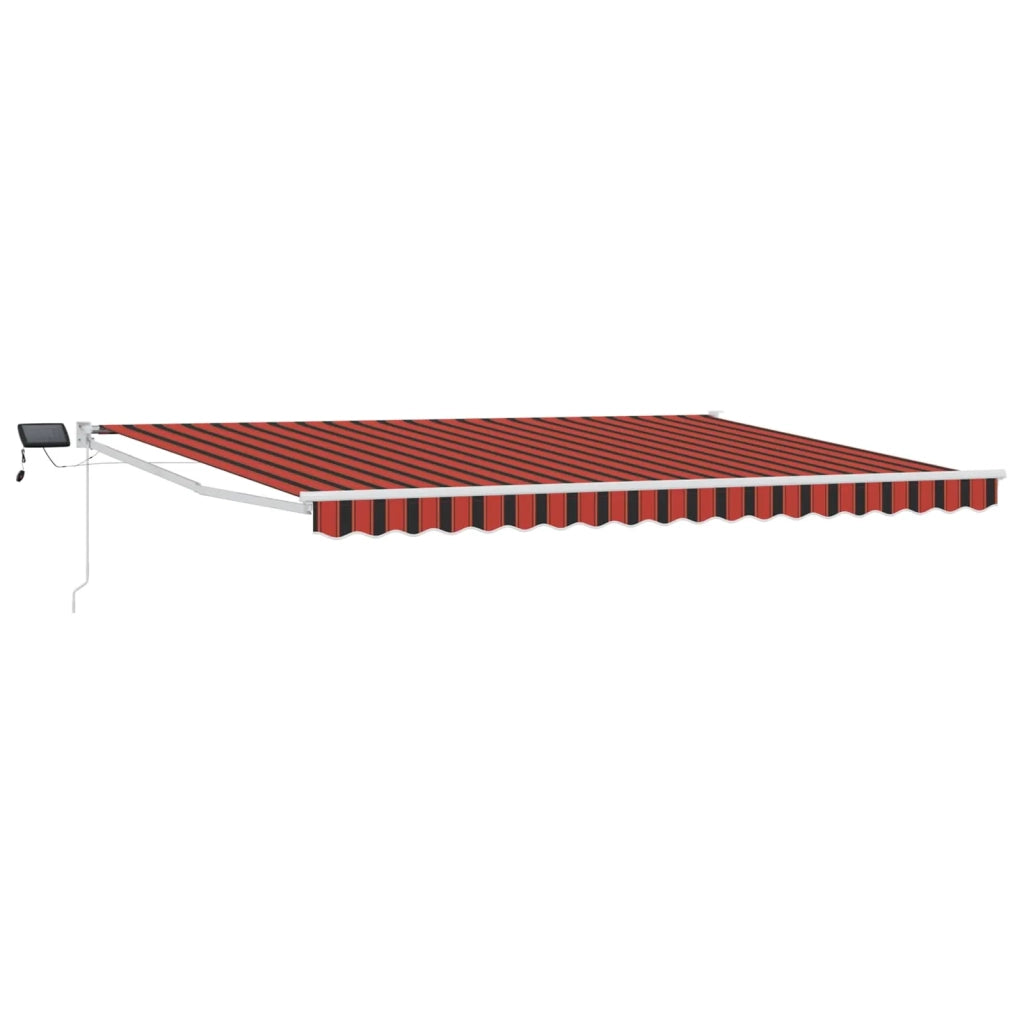 Tenda retrattile manuale con LED 4,5 × 3 m 3419307