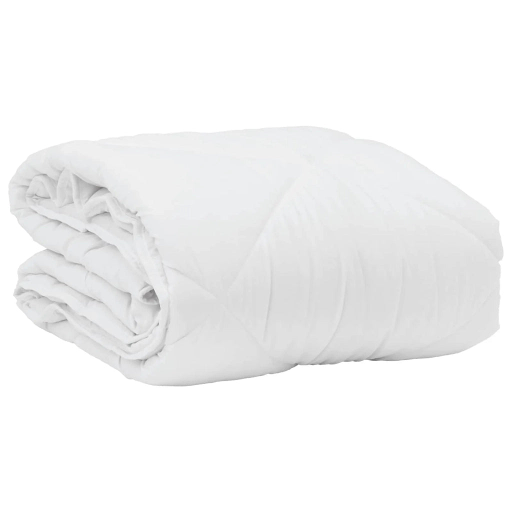 Duvet Estivo con cuscino 2 pcs Bianco Microfibra 3376450