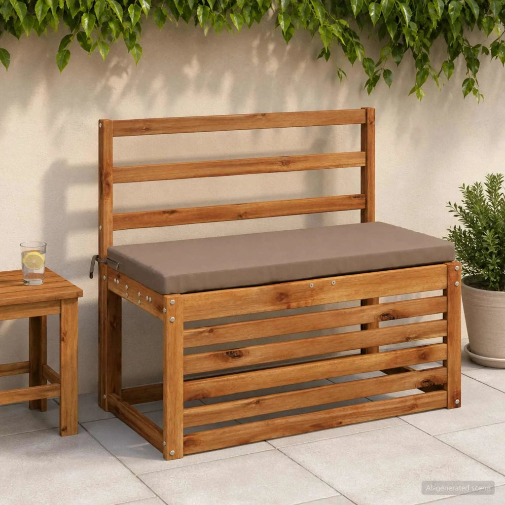 Cuscino per panchina SOEST 100% Poliestere Tortora 948620