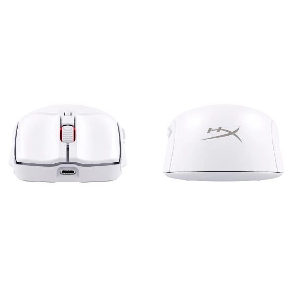 Hyperx pulsefire haste 2 – mouse da gaming wireless (bianco) - 6N0A9AA
