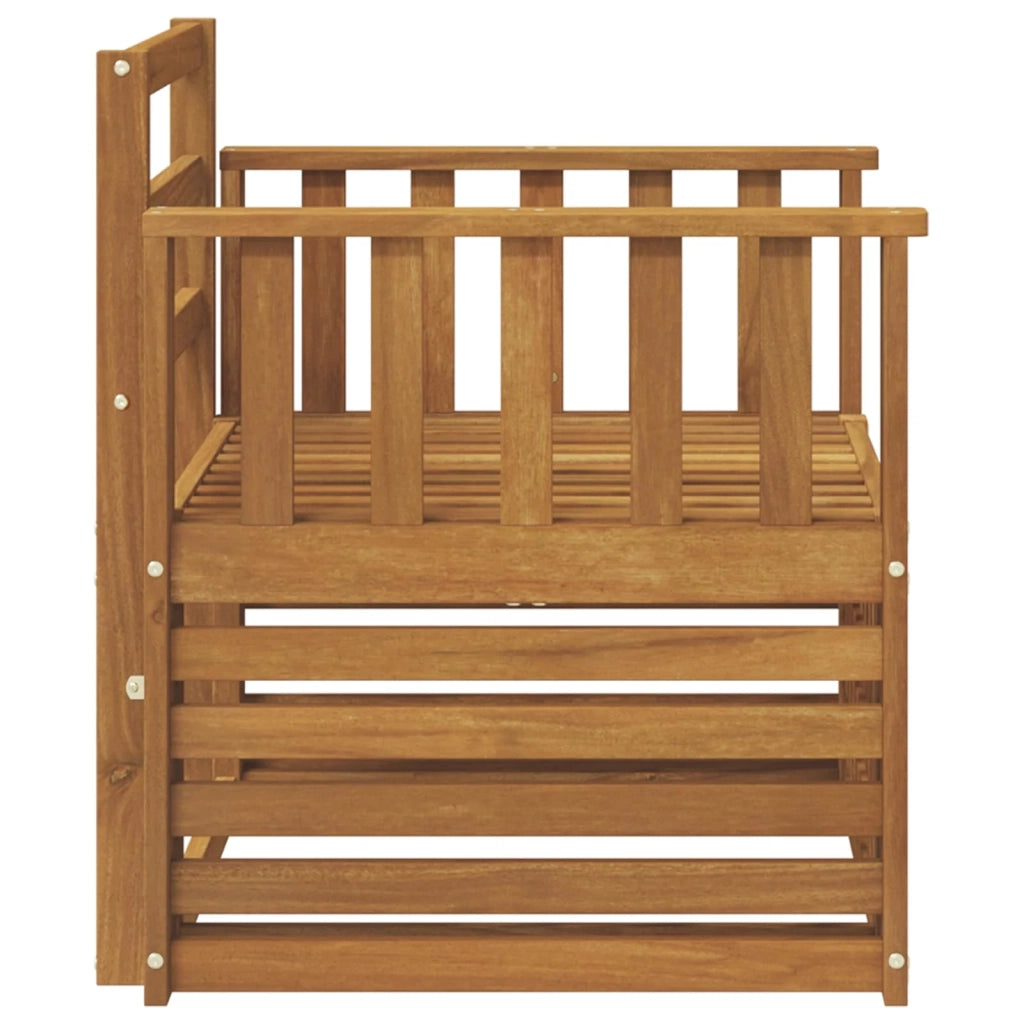 Set di divani da esterno Legno di Acacia Massello 3436344