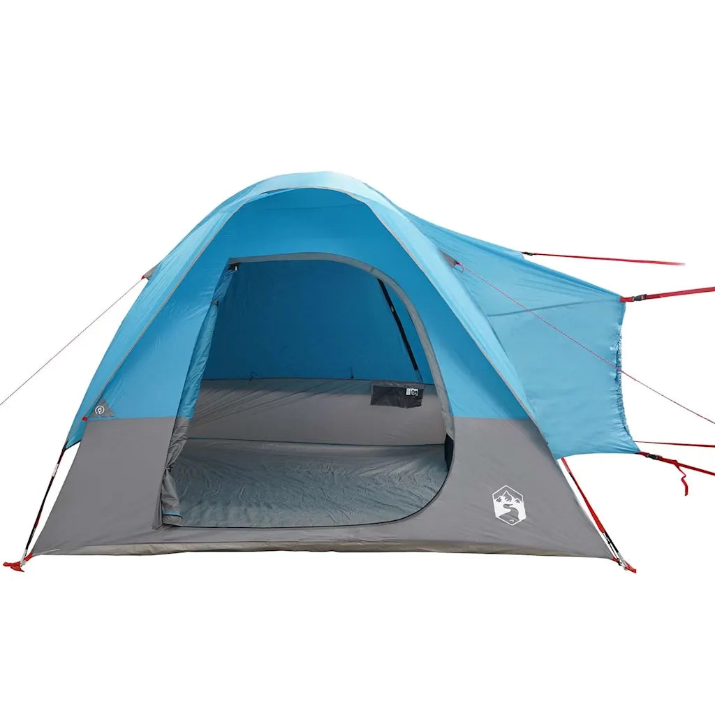 Tenda da campeggio | Tenda da campo per Auto per 4 Persone Blu Impermeabile