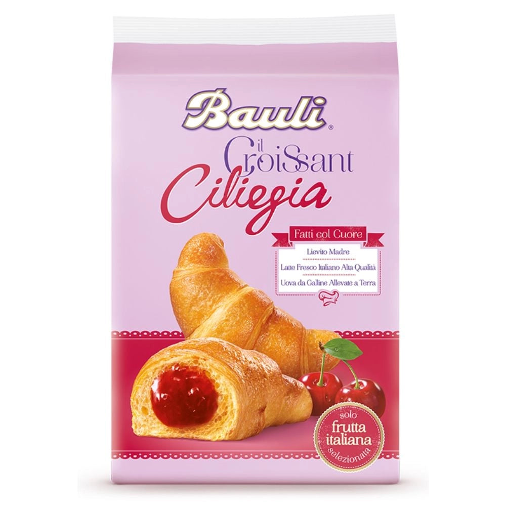 Bauli croissant: classico- al cioccolato- al albicocca- alla ciliegia- alla crema pasticcera