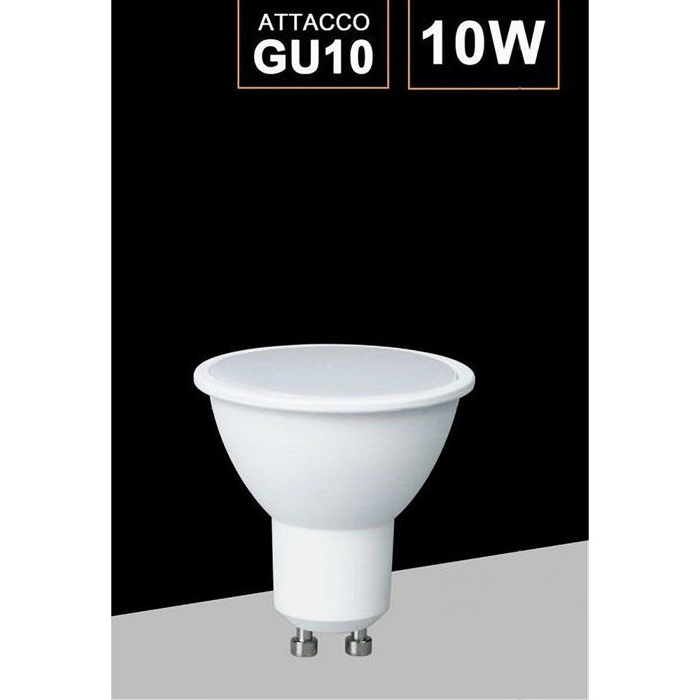 Trade Shop - Lampadina Led Gu10 10watt Faretto Spotlight 110° Luce 3000k 4000k 6500k Gu10-10w - -bianco Freddo      -
