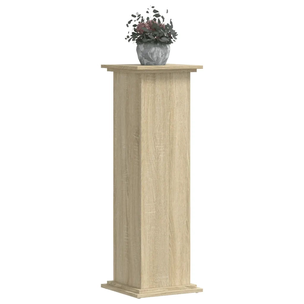 Supporto per piante | Sostegno per piante Rovere Sonoma 33x33x100cm Legno Multistrato