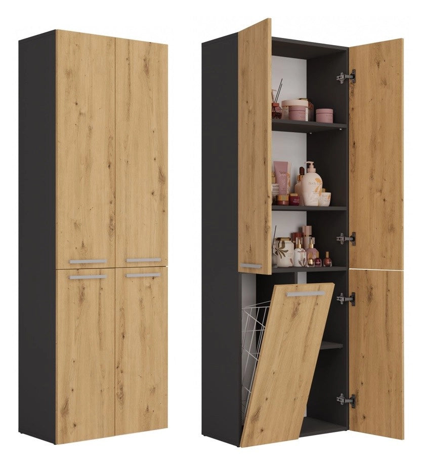 Colonna bagno NEL 1k/DD antracite artisan