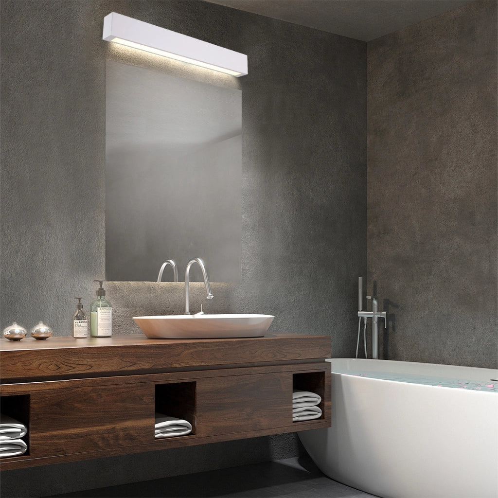 Applique bagno specchio bianca 63cm LED 9W CCT IP44