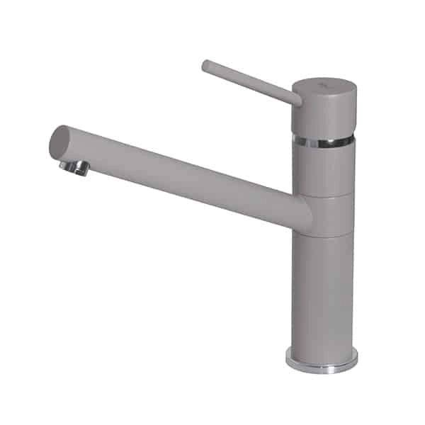 Rubinetto Miscelatore Cucina Elleci Sava Granitek Grigio Tortora MGKSAV43