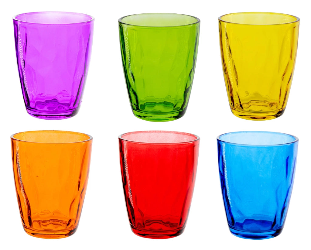 Set 6 Bicchieri Athina Colori Assortiti