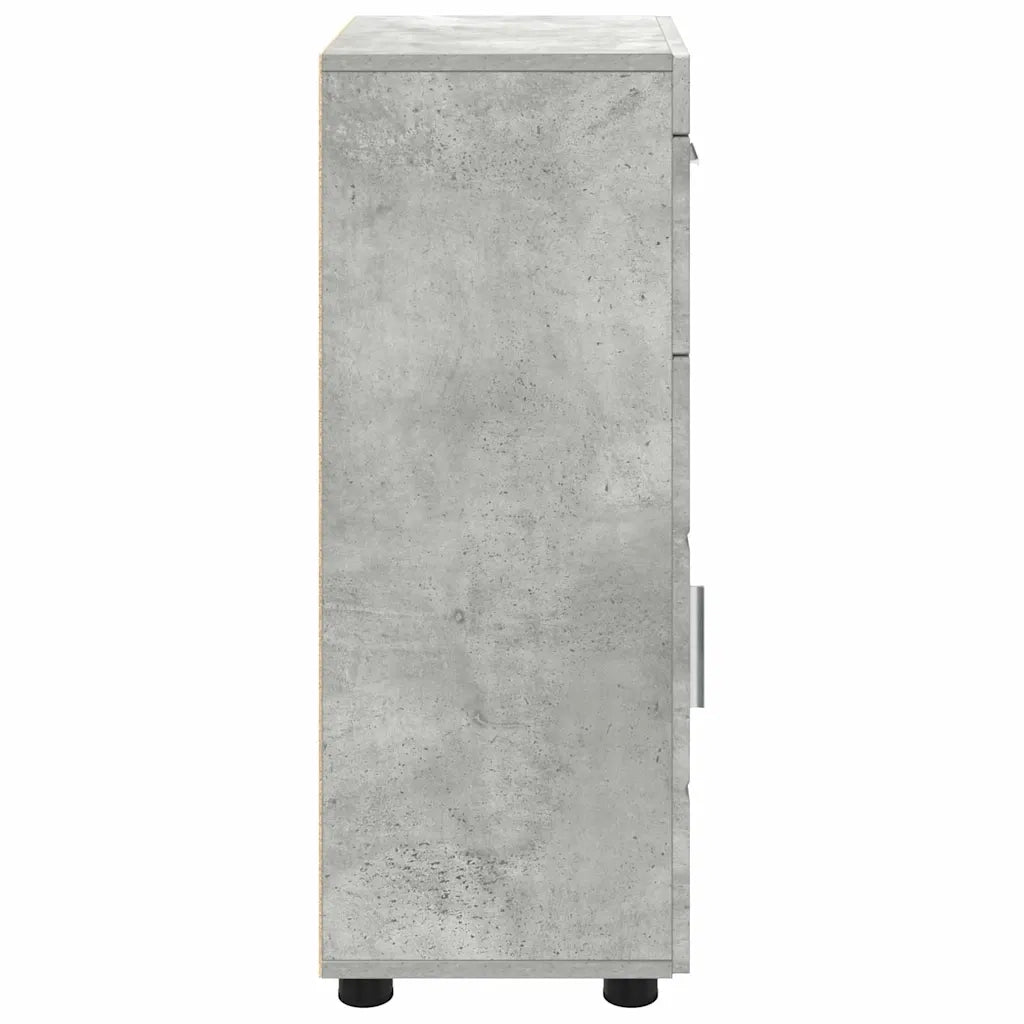 Armadio in Legno Grigio cemento 50 x 29 x 100 cm CFW6326561