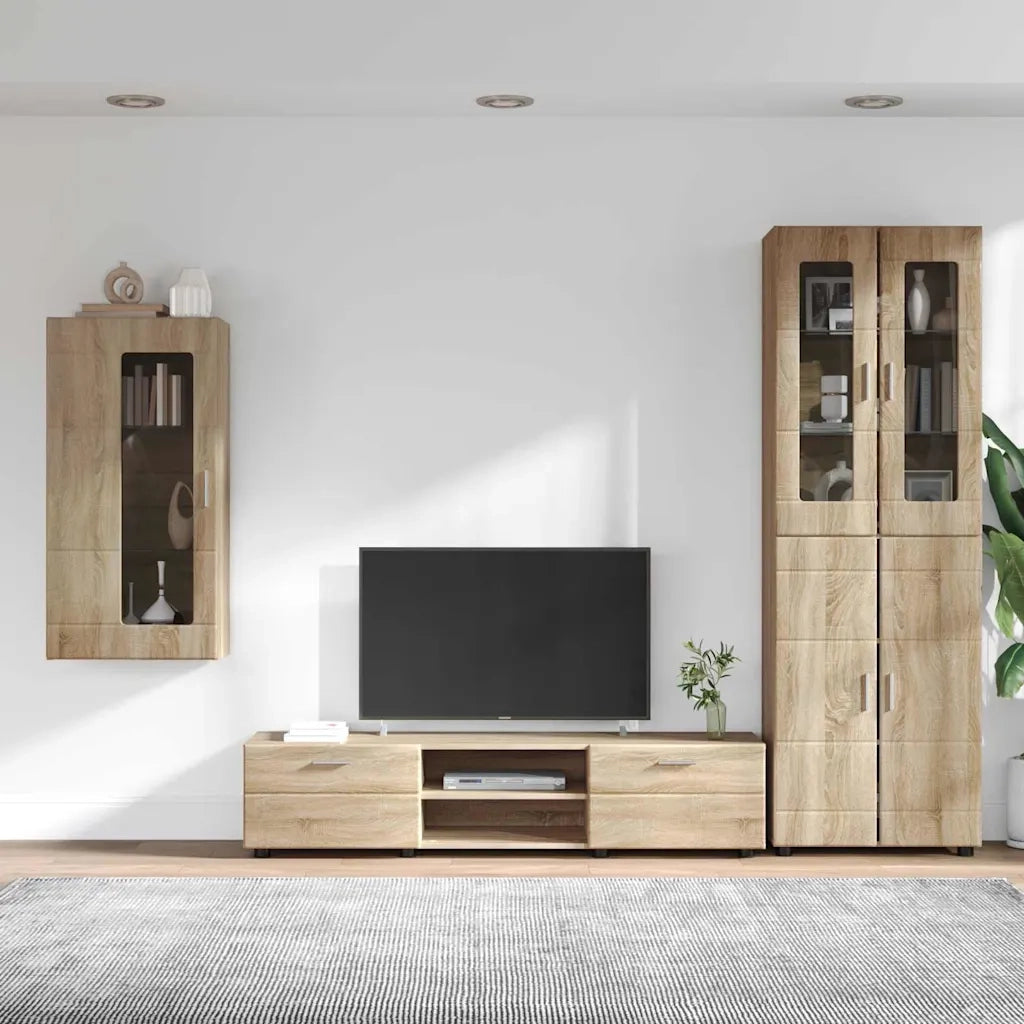 Set mobile TV FLORIN 3 pcs Rovere Sonoma Legno multistrato 3397966