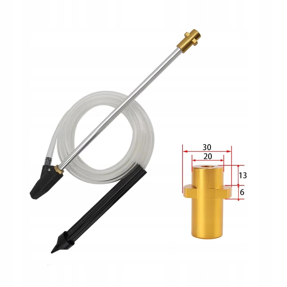 Set di Idrosabbiatura con Ugello Ceramico – Compatibile con Idropulitrici Kärcher K2-K7 | Tubo 3m, Lancia 460mm