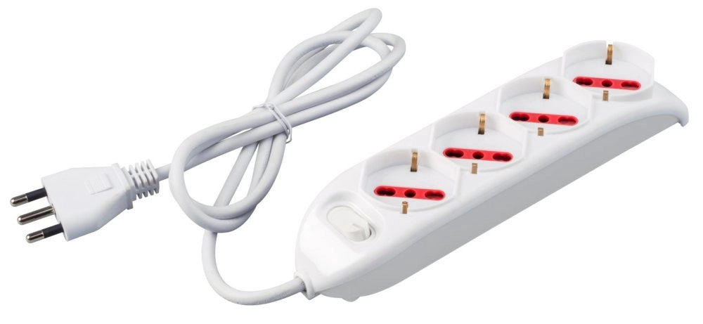 1pz multipresa 4p bipasso e schuko + interno rs94060 cod:ferx.95763