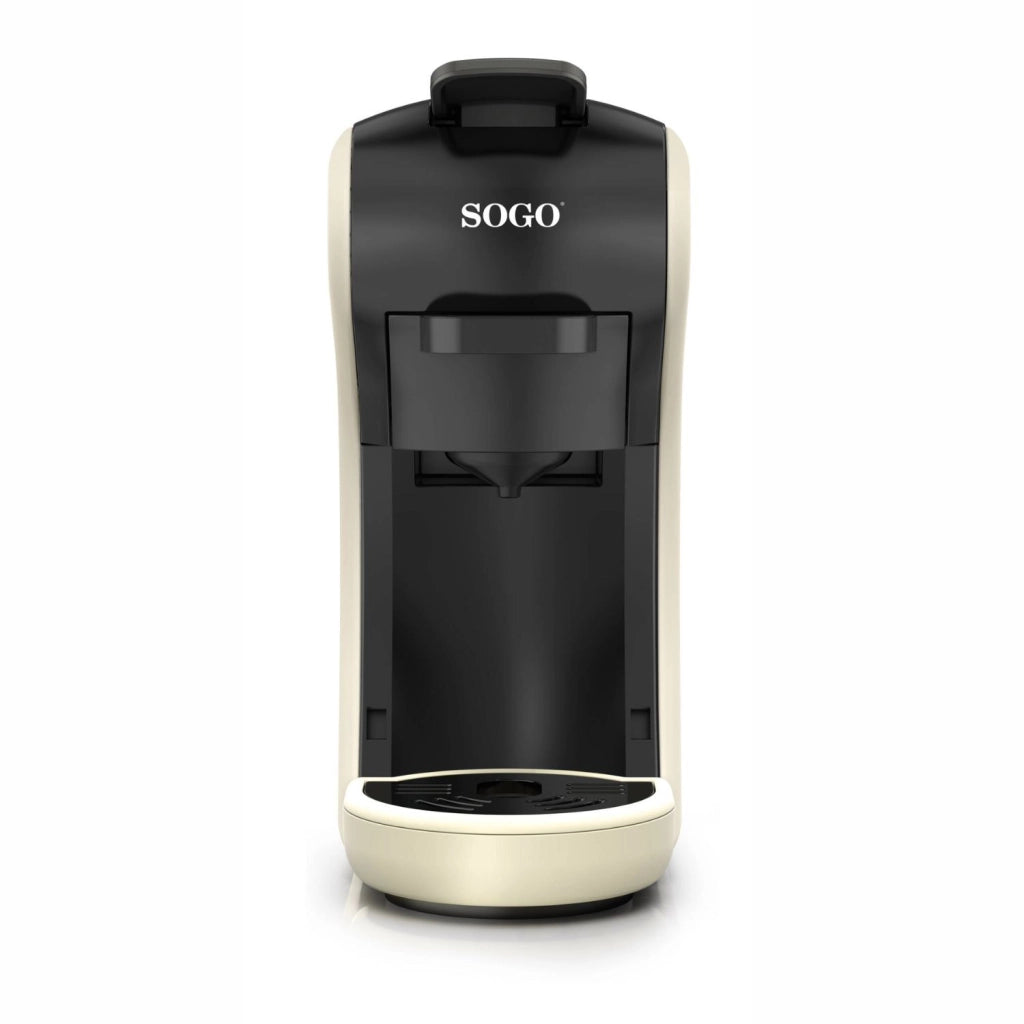 Macchina caffè multi capsula 4 in 1 19 bar, per capsule e caffè macinato con serbatoio 0,6L e spegnimento automatico - Sogo