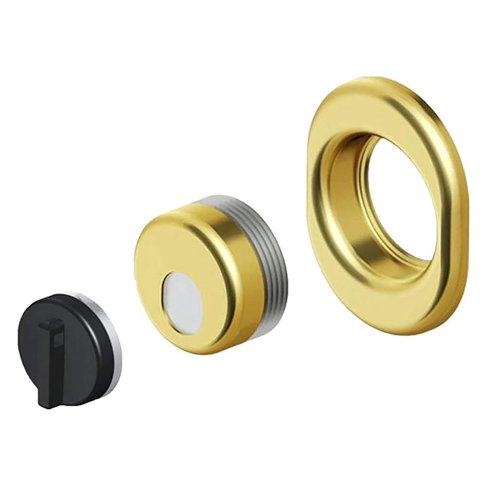 DEFENDER MAGNETICO PER SERRATURE 'MRM 29' pvd ottone lucido  - DISEC