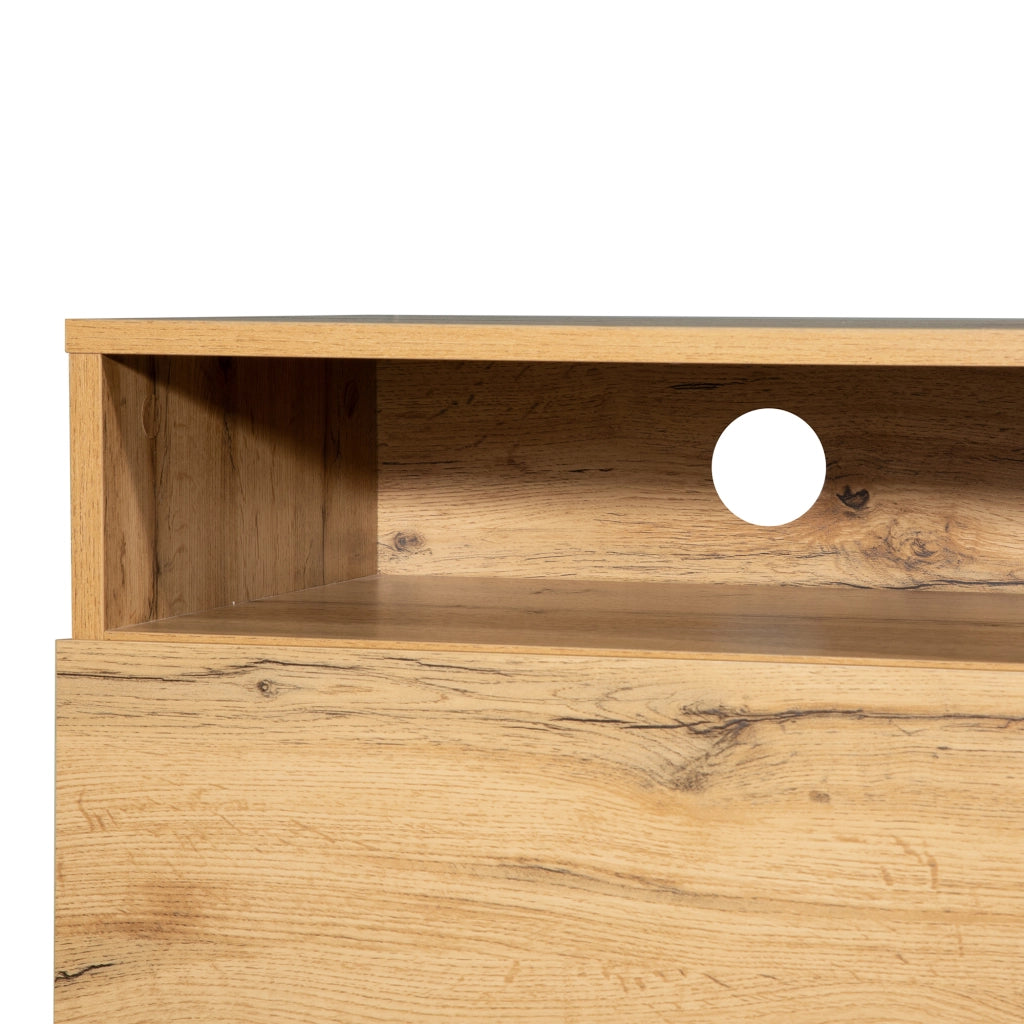 MOBILE TV con 2 cassetti 180x38x50 cm MDF e ferro