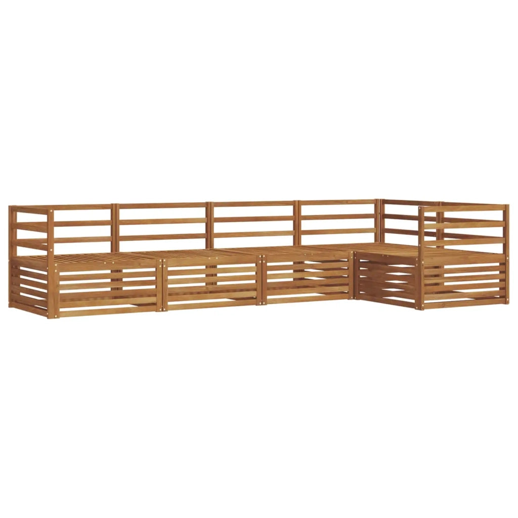Set di divani da esterno 5 pcs Naturale 3373439